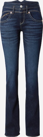 Herrlicher Bootcut Jeans 'Pearl' in Blauw: voorkant