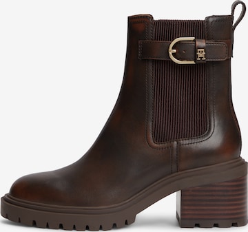 TOMMY HILFIGER Chelsea boots in Bruin: voorkant