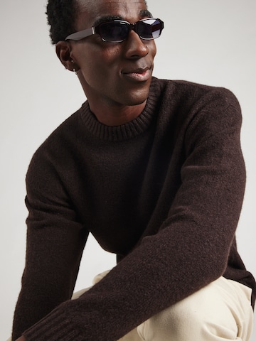 JACK & JONES - Jersey 'JJESOHO OLLIE' en marrón
