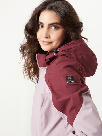 KILLTEC Outdoor Jacket 'KOW' in Purple