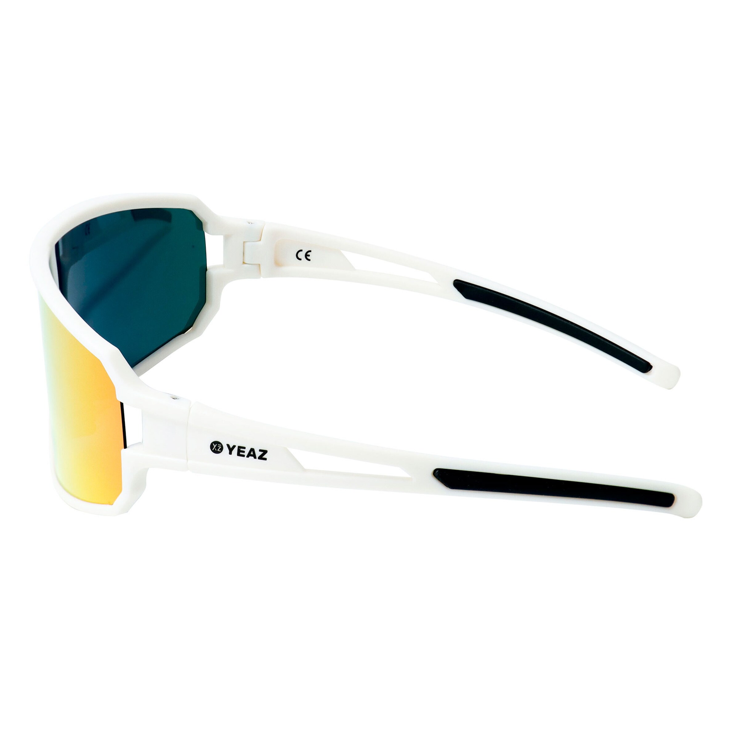 Lunettes de soleil sport 'Sunwave' YEAZ en blanc