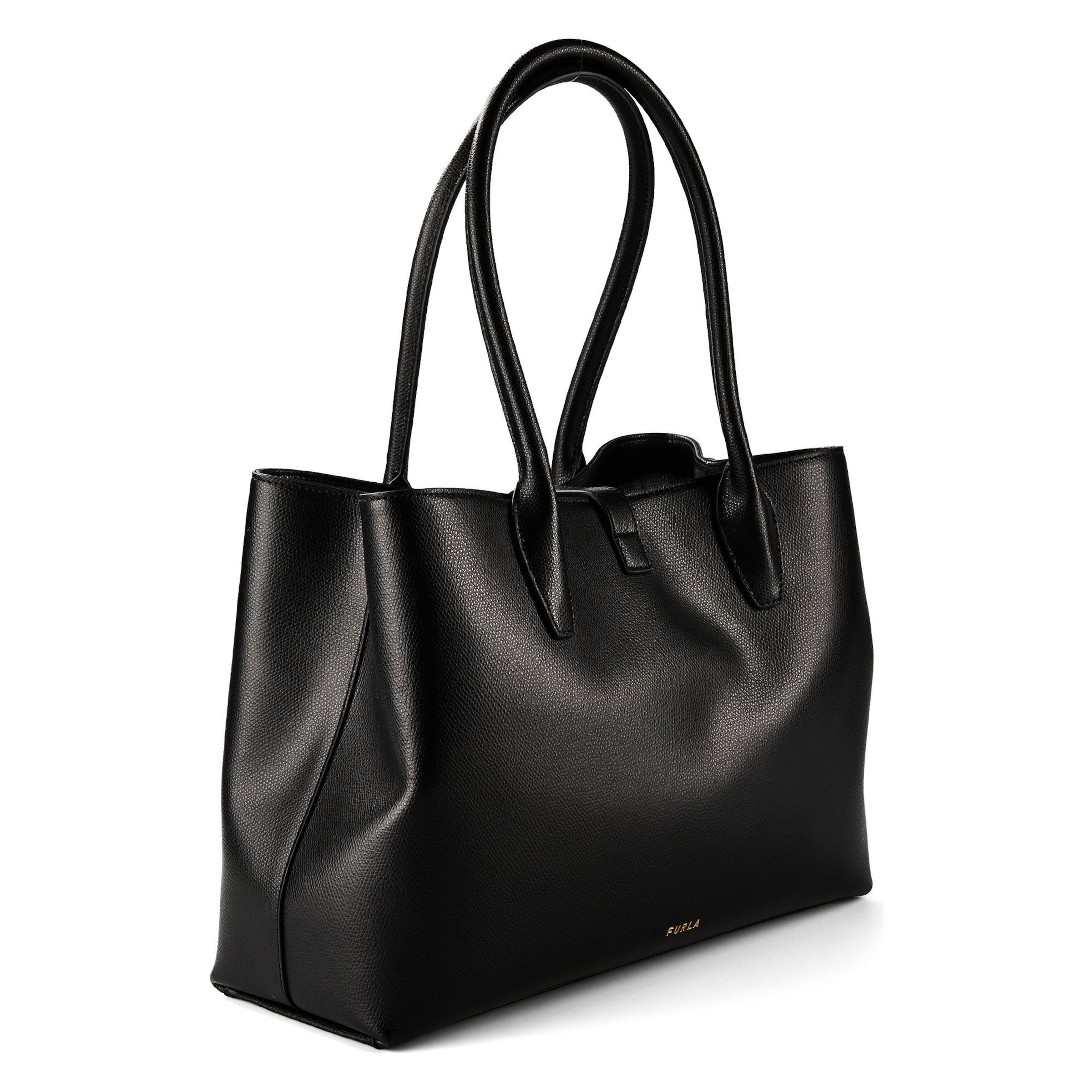 FURLA Shopper 'Goccia' in Schwarz