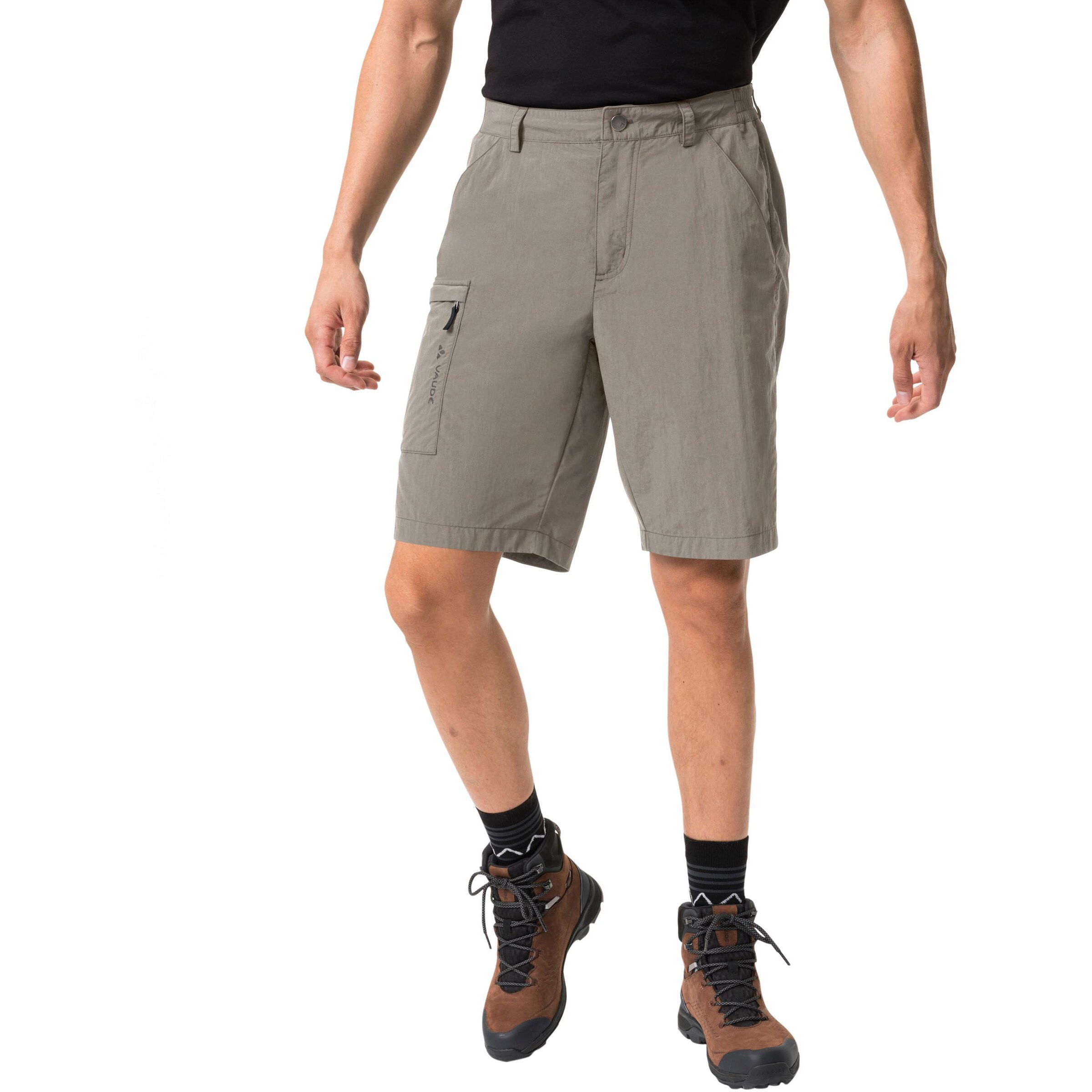 VAUDE Regular Outdoor trousers 'Farley' in Grey: front