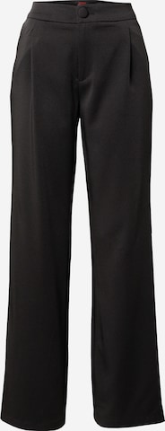 Wide leg Pantaloni con pieghe di Misspap in nero: frontale