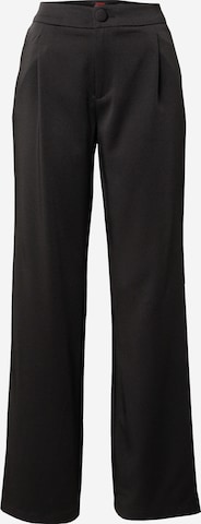 Wide Leg Pantalon à pince Misspap en noir : devant