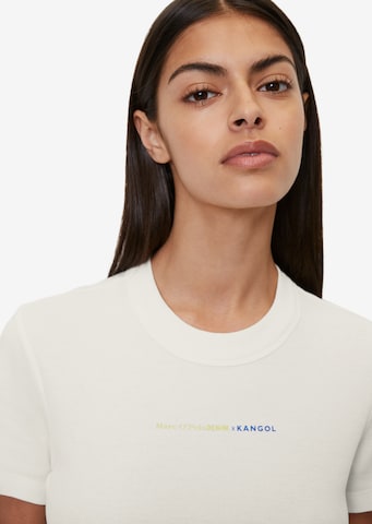 Marc O'Polo DENIM T-Shirt 'Kangol' in Weiß
