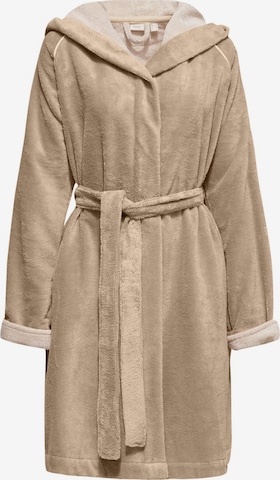 ESPRIT Short Bathrobe in Beige: front