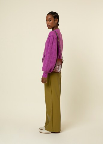 FRNCH PARIS Regular Trousers 'Zita' in Green