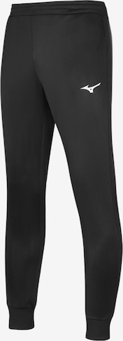 MIZUNOregular Sportske hlače - crna boja: prednji dio