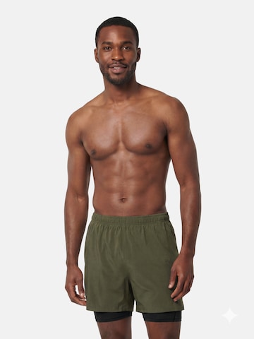 Loosefit Pantalon de sport 'Momentum' DANISH ENDURANCE en vert : devant