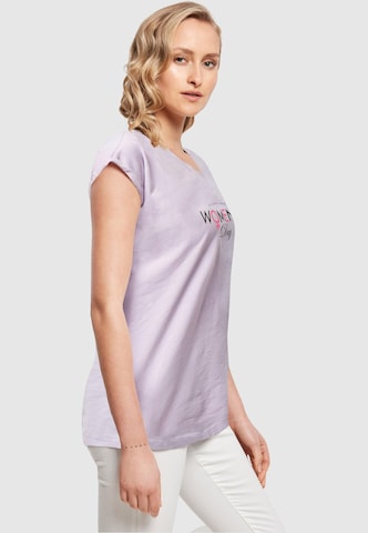 Merchcode Shirt 'WD - International Women's Day' in Lila