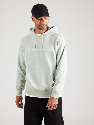 Champion Authentic Athletic Apparel Sweatshirt in Green: front