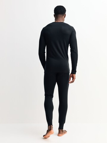 NextDuga pidžama - crna boja