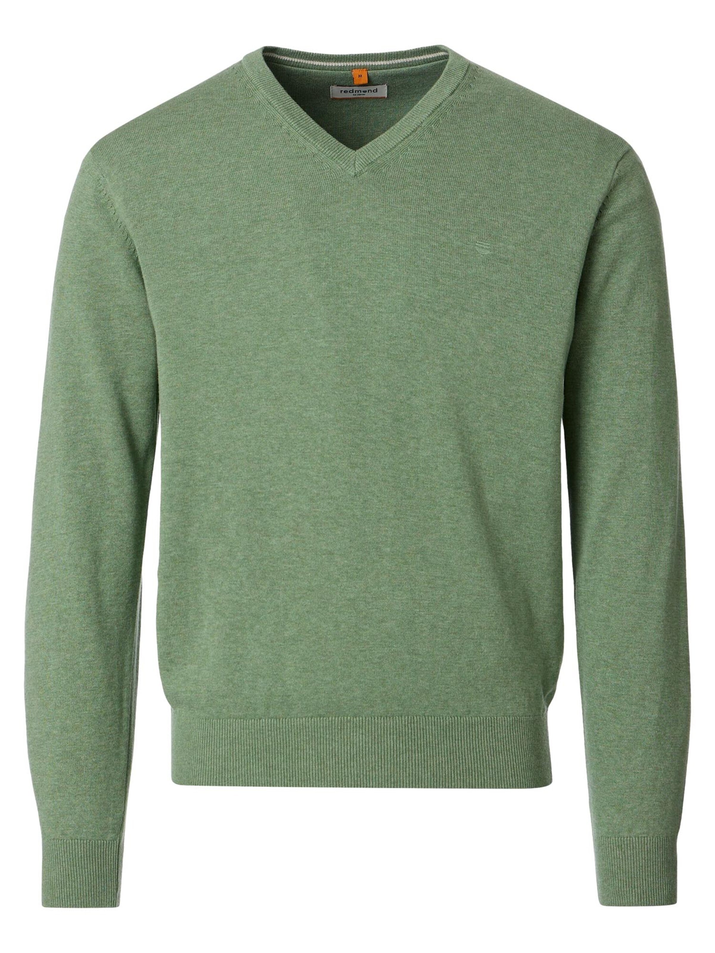 redmond Sweater 'Basic' in Green: front