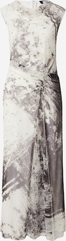 DKNY Βραδινό φόρεμα σε γκρι: μπροστά