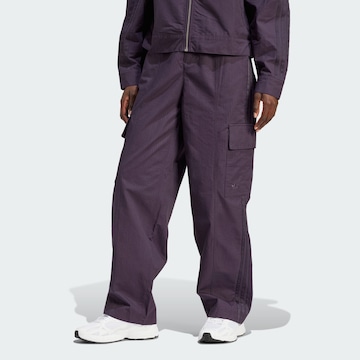 ADIDAS ORIGINALS Loose fit Pants 'Premium Essentials' in Purple: front