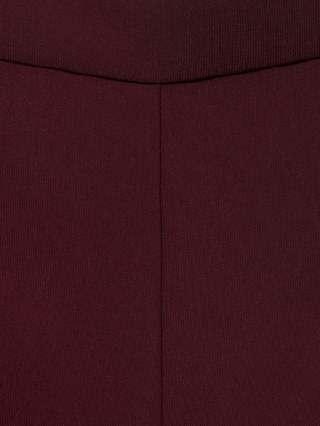MANGO Boot cut Trousers with creases 'IGUANA' in Red