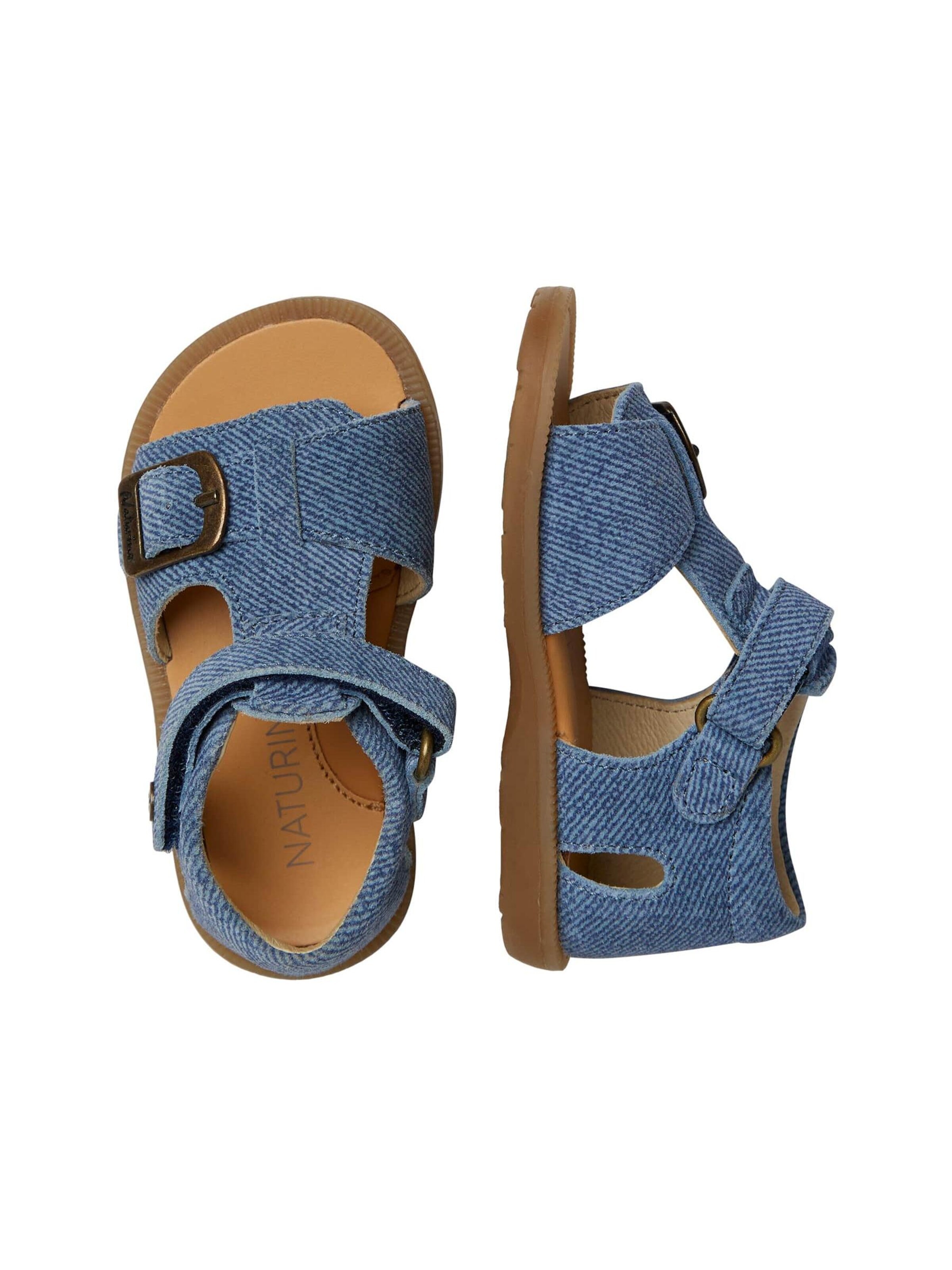 NATURINO Offene Schuhe 'QUARZO'‌‌‌‌‌‌‌‌‌ in Blau