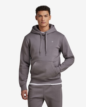 G-Star RAW Sweatshirt 'Premium Core' in Grey: front