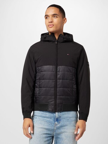 TOMMY HILFIGER Between-Season Jacket in Black: front