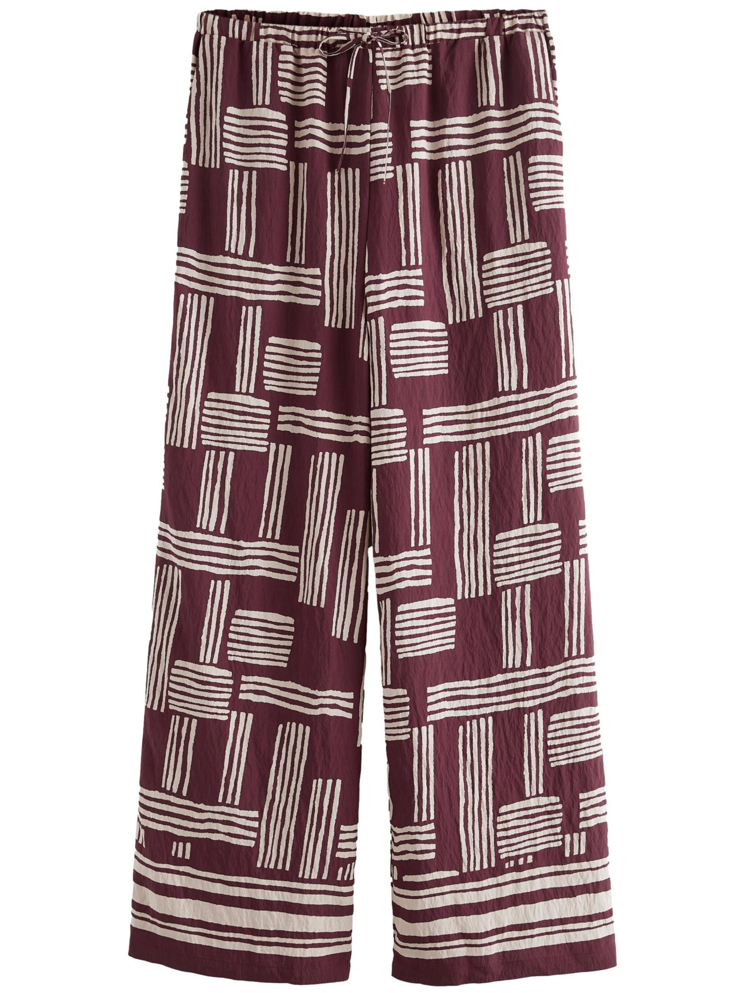 Next Wide Leg Hose in Rot: Vorderseite