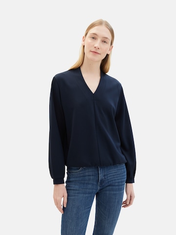 Sweat-shirt TOM TAILOR en bleu