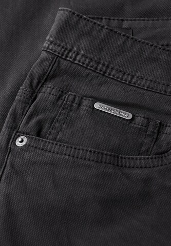 Street One MEN Slim fit Pants in Black