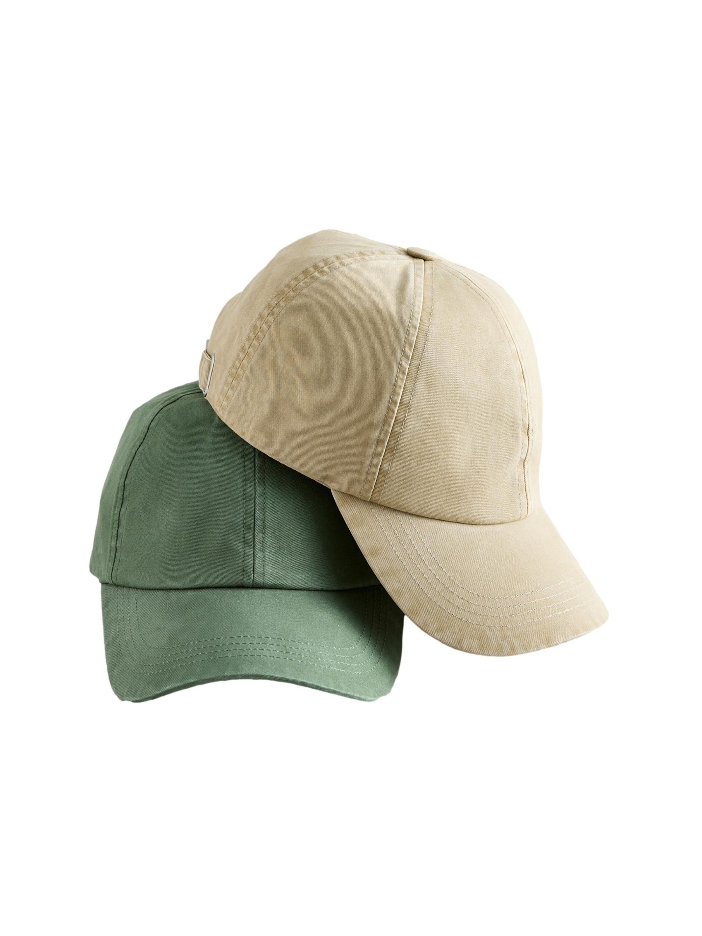 Next Cap in Beige: Vorderseite