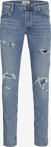 Regular Jeans 'Glenn' de la JACK & JONES pe albastru: față