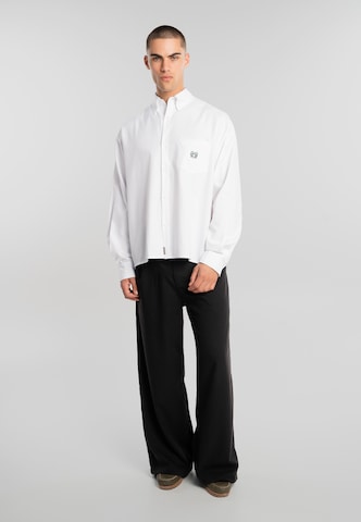 Another Cotton Lab Comfort Fit Hemd 'Everyday' in Weiß