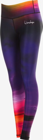 Winshape Skinny Športne hlače 'AEL102' | vijolična barva