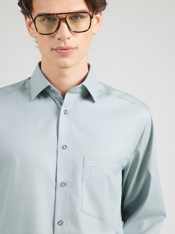 OLYMP Regular fit Button Up Shirt in Green