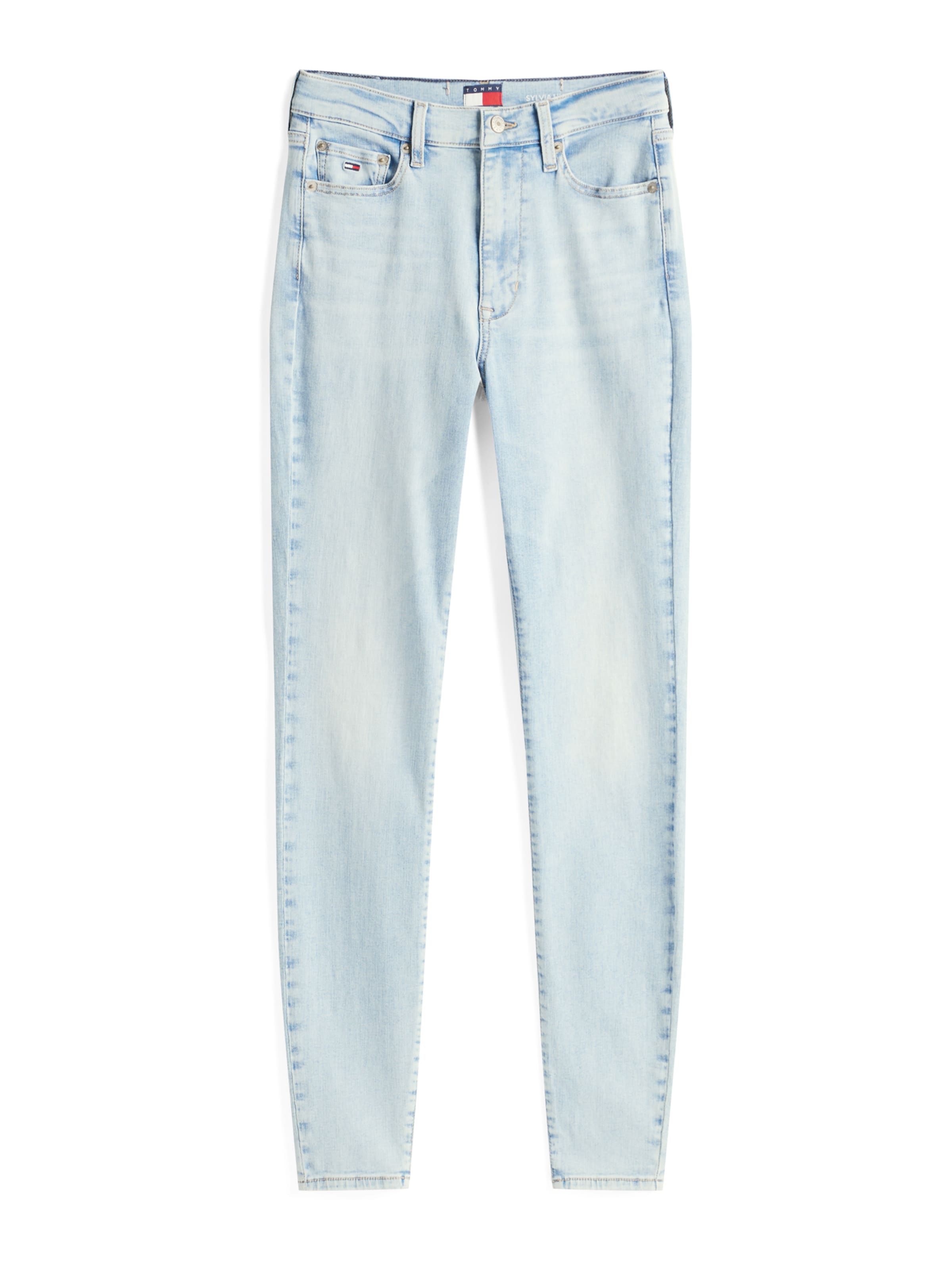 Tommy Jeans - Skinny Vaquero 'SYLVIA' en azul: frente