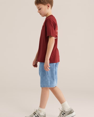 Maglietta di WE Fashion in rosso