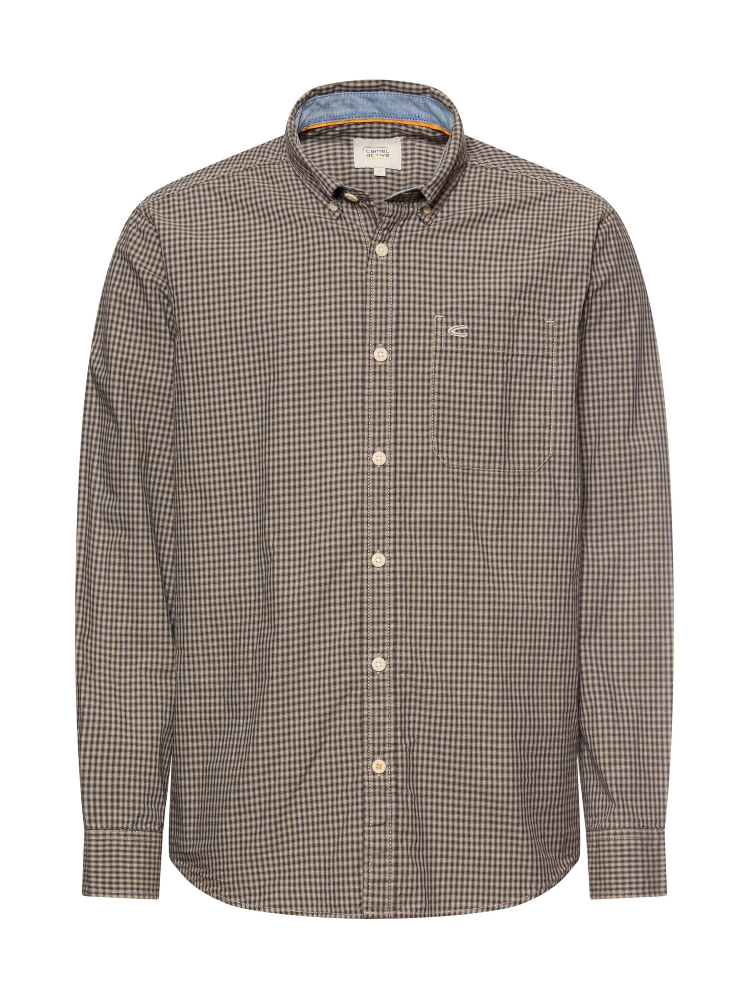 CAMEL ACTIVE Regular fit Button Up Shirt in Brown: front