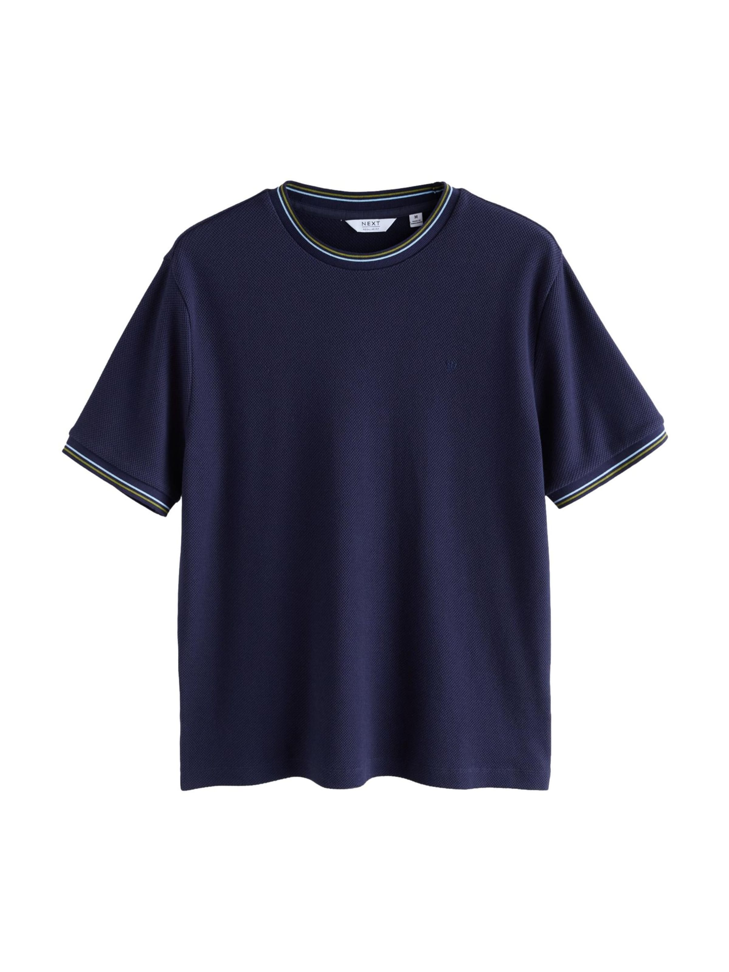 T-Shirt Next en bleu : devant