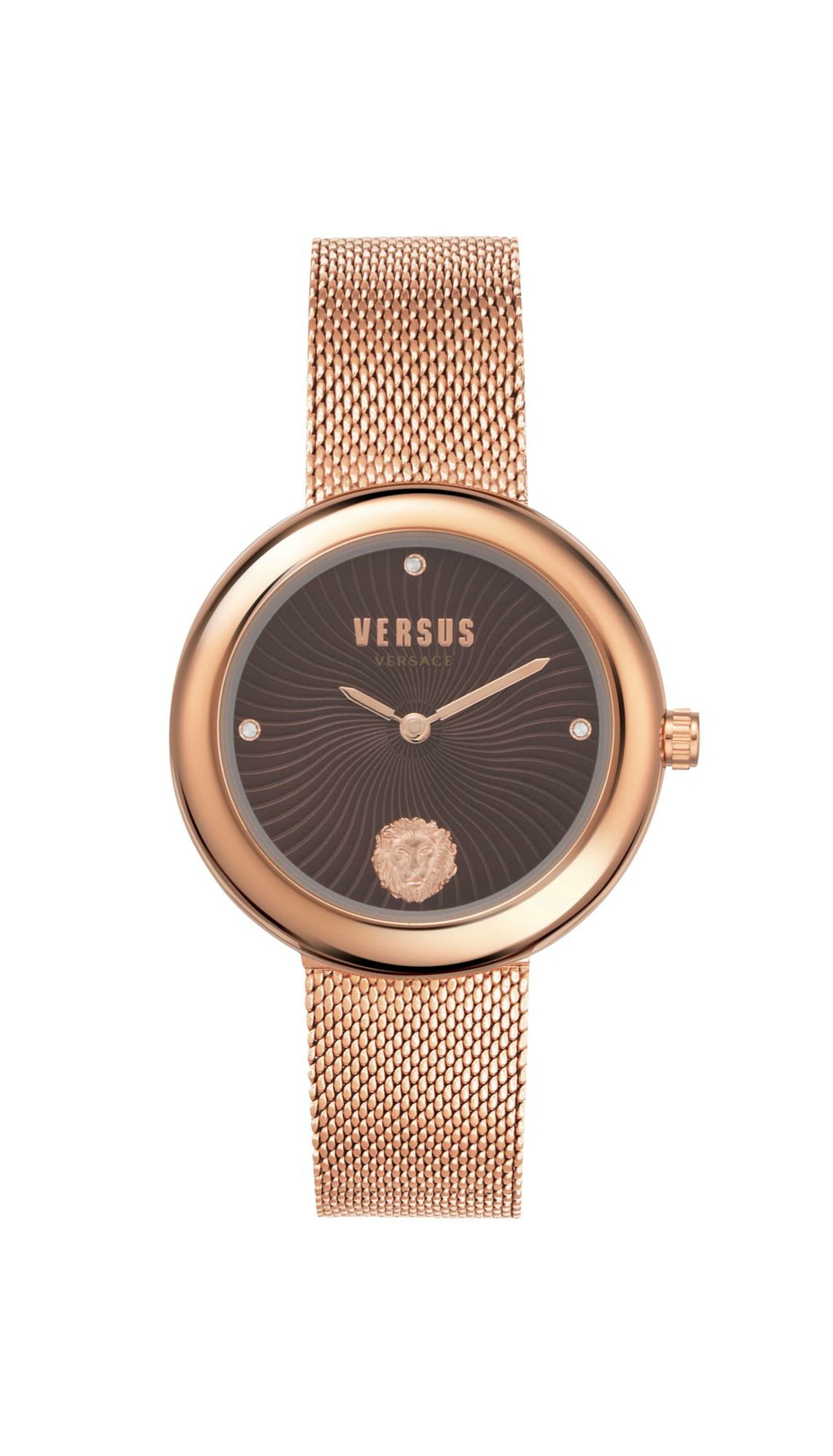 VERSACE Uhr in Gold: Vorderseite