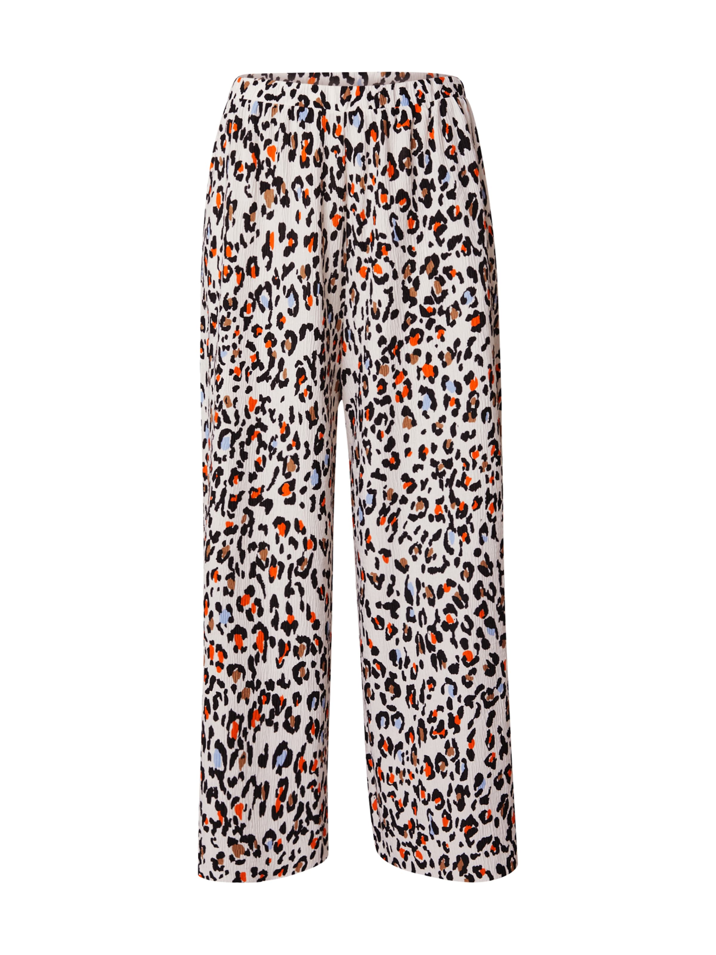 s.Oliver Wide leg Broek in Beige: voorkant