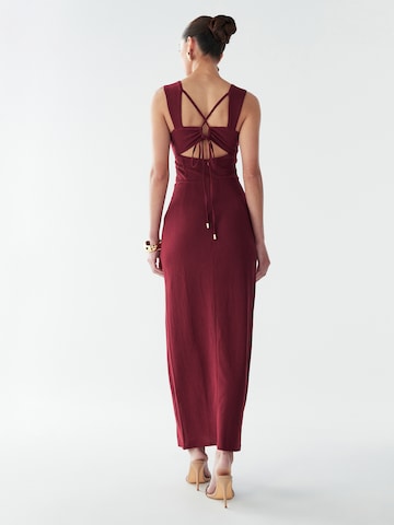BWLDR Dress 'Holly' in Red: back