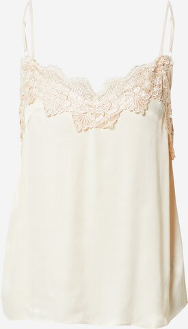 Warehouse Top in Beige: front