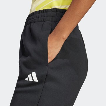 ADIDAS SPORTSWEAR Конический (Tapered) Спортивные штаны 'FI' в Черный