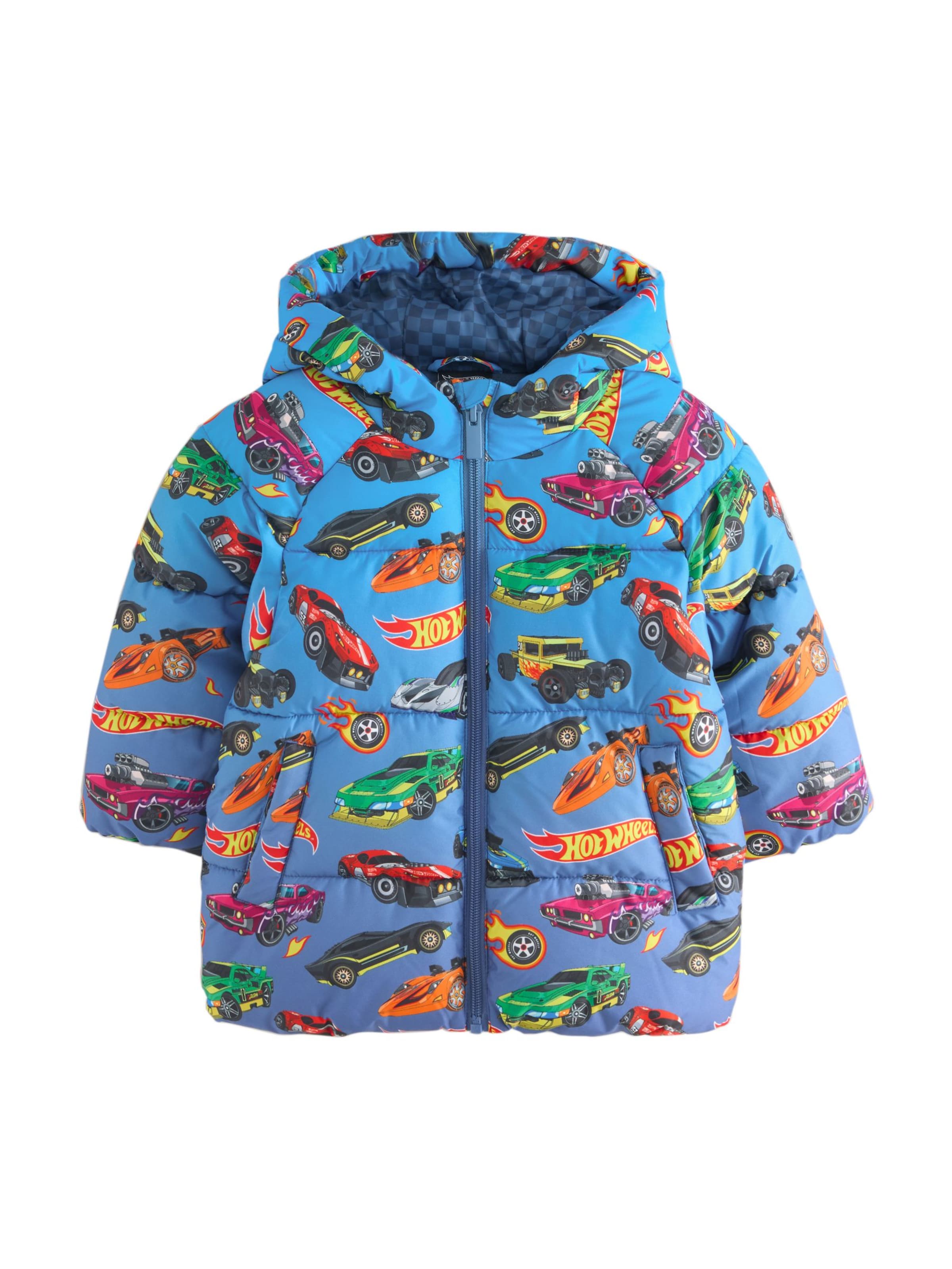 Next Vinterjakke i blå: forside