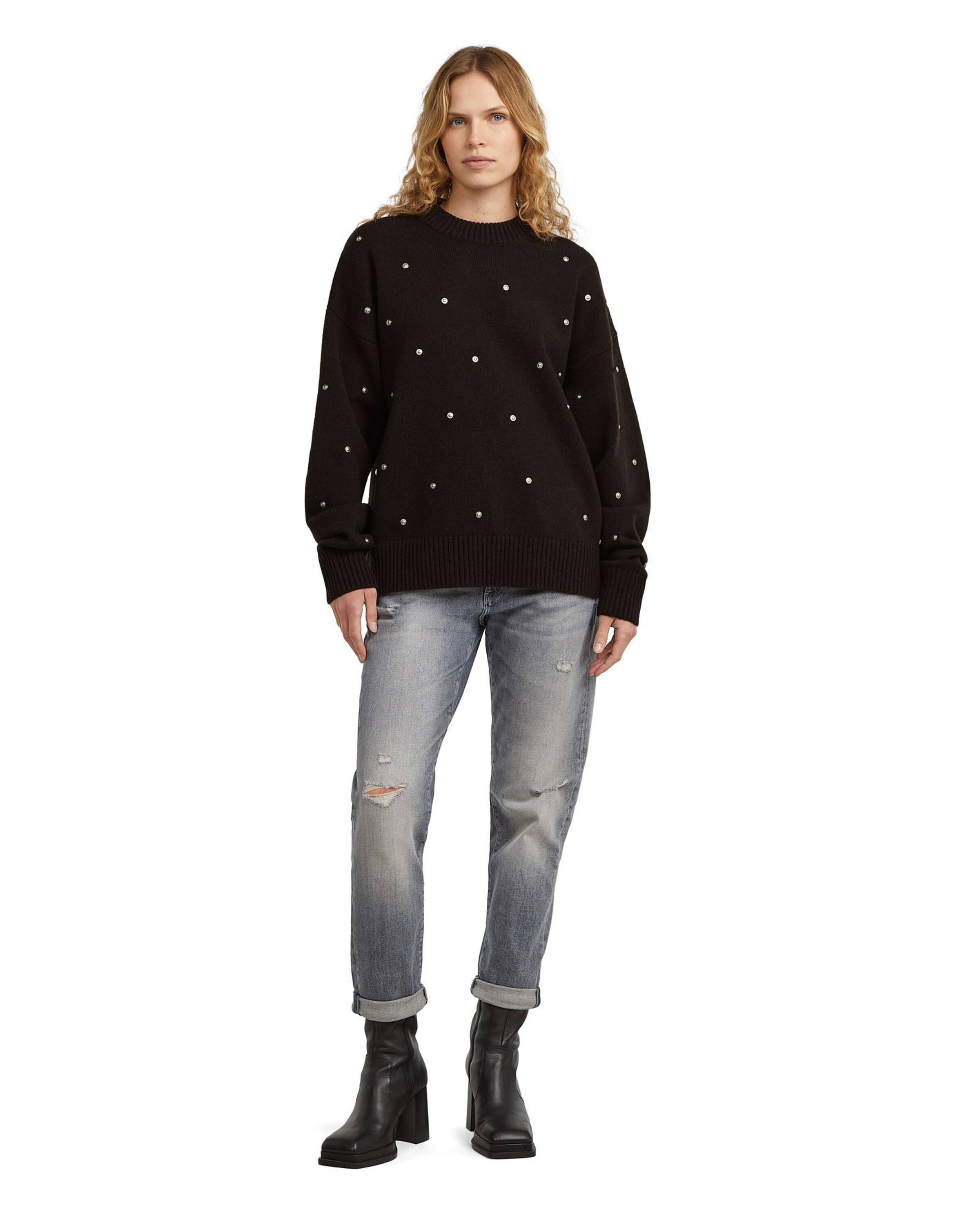 Pull-over 'Heritage' G-STAR en marron