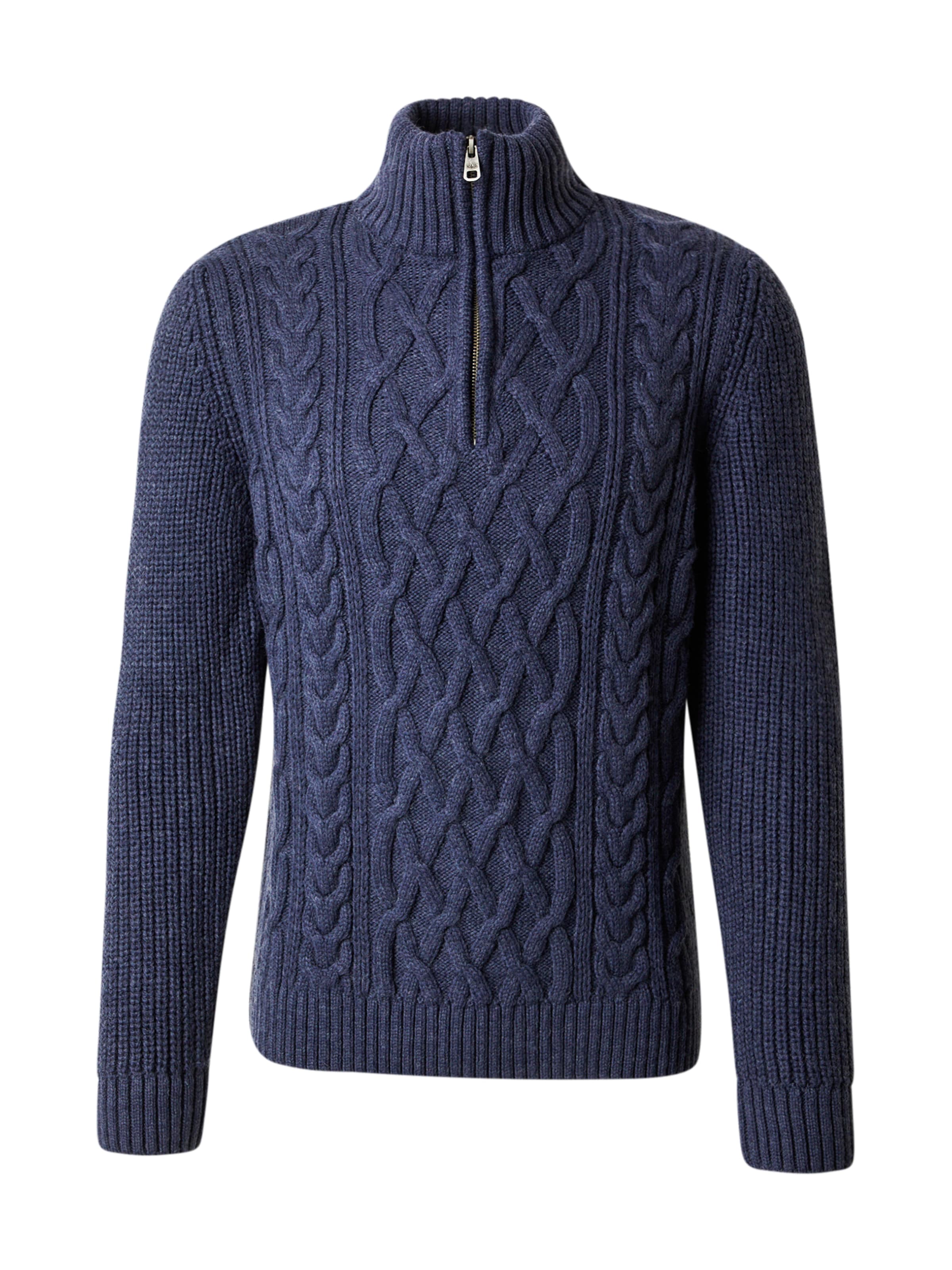 mėlyna Superdry Megztinis 'Jacob': priekis