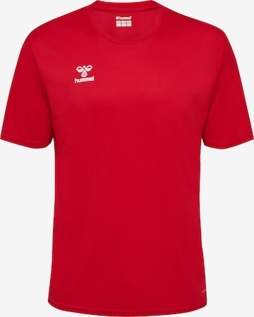 T-Shirt fonctionnel 'ESSENTIAL' Hummel en rouge : devant