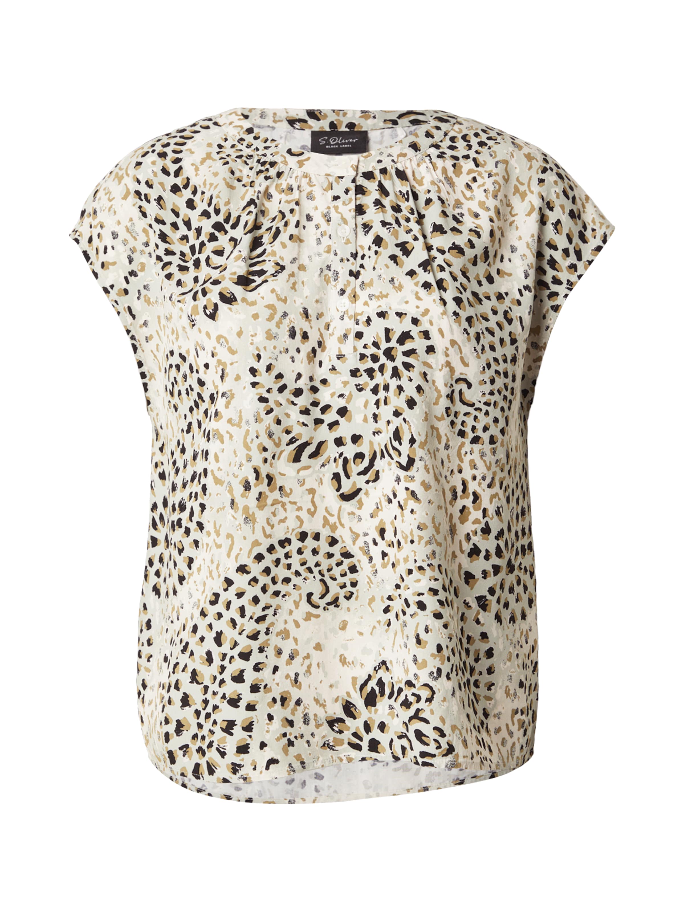 s.Oliver Blouse in Groen: voorkant