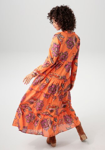 Aniston CASUAL Kleid in Orange