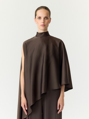 YAS - Blusa 'YASPella' en marrón: frente