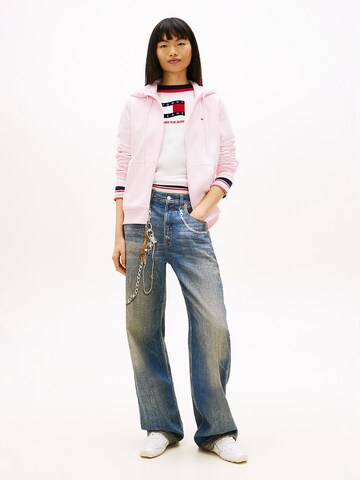 Tommy Jeans Sweat jacket in Pink