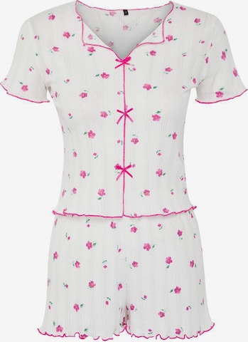 Shorty Trendyol en blanc : devant